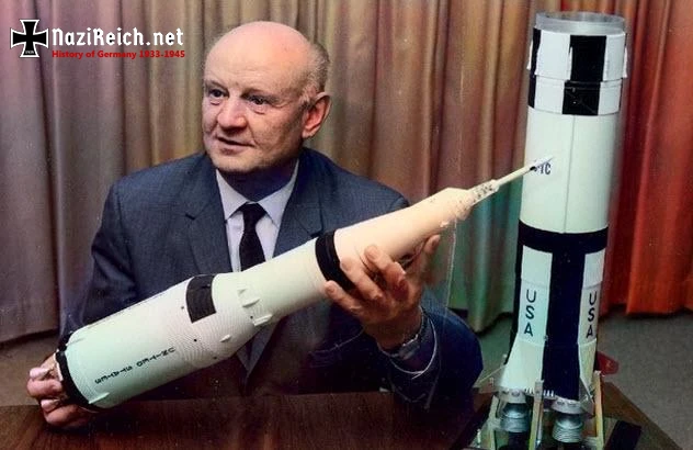Arthur Rudolph at work in NASA