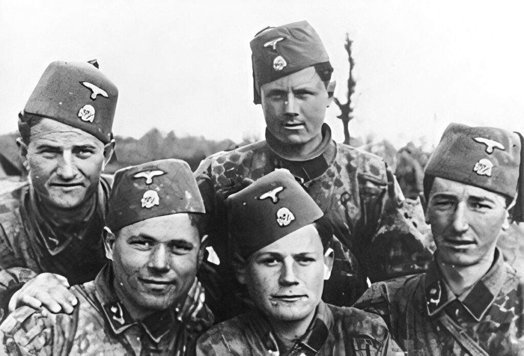 Men from a foreign SS division